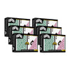 Copag 1546 Design 100% Plastic Playing Cards, Bridge Size (Narrow) Green/Burgundy (Standard Index, 6 Sets)