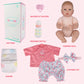 Milidool Realistic Reborn Baby Dolls Girl - Realistic Baby Dolls Girl Real Looking 18 inch Doll with Soft Poseable Body, Lifelik