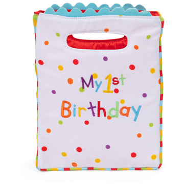 Gund Baby, My First Birthday-Themed 5-Piece Plush Playset, Sensory Toys For Babies, 8