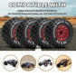 2.8'' Rc Tires With 12Mm/14Mm Hex Adapter 1/10 Scale Rc Truck Tires Rc Wheels And Tires Set For Traxxas Arrma Rustler Stampede 4