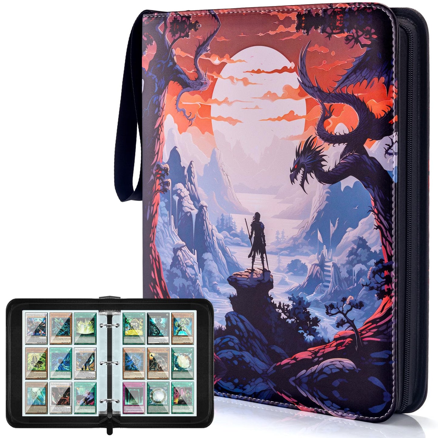MewVeer Trading Card Binder for MTG/YGO/PTCG Cards  Holds 900 Cards  Trading Card Holder  Game Collection Card Album  Gifts for Boys/Girls
