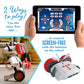 Thames & Kosmos Robotics Smart Machines Junior Stem Kit, Build & Code Your Robot’S Movements, Speed, Lights & Sounds, For Ages 8+, Use Screen-Free W/Built-In Buttons Or Via Block-Based Coding App