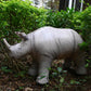 Jet Creations Inflatable Rhino Toy - 38" Long, Gray Phthalate-Free Vinyl, Safari Party Decoration, Model AN-RHINO