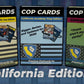 Cop Cards Premium Flashcards - California Academy Prep Edition for Law Enforcement, Multi-Color Learning Aid or Police Gift