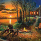 Springbok's 1000 Piece Jigsaw Puzzle Summer Sunset - Made in USA