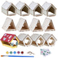 Neliblu Bird Houses to Paint for Kids - Wooden - 12 Pc, Plywood, Durable Material, Educational Fun, Complete Set, Child-Safe, Bu