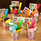Baegzgx 32 Pcs Mini Bubble Wands,8 Colors Circle Party Favors For Kids Supplies In Gift Box,Goodie Bag Stuffers, Classroom Prize