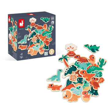 Janod Wooden Magnets - Imagination And Creativity Sets (Dinosaurs)