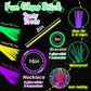 150 pk 8 Green Yellow Purple Glow Sticks Bulk Party Favors, Light up Glow Necklaces & Bracelets in the Dark Party Supplies For C