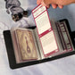 Forged Dice Co. Book of Incantations - Druid Edition Spell Card Book - Faux Leather, Druid Pewter, Model FG-BI-DRUID-PTR