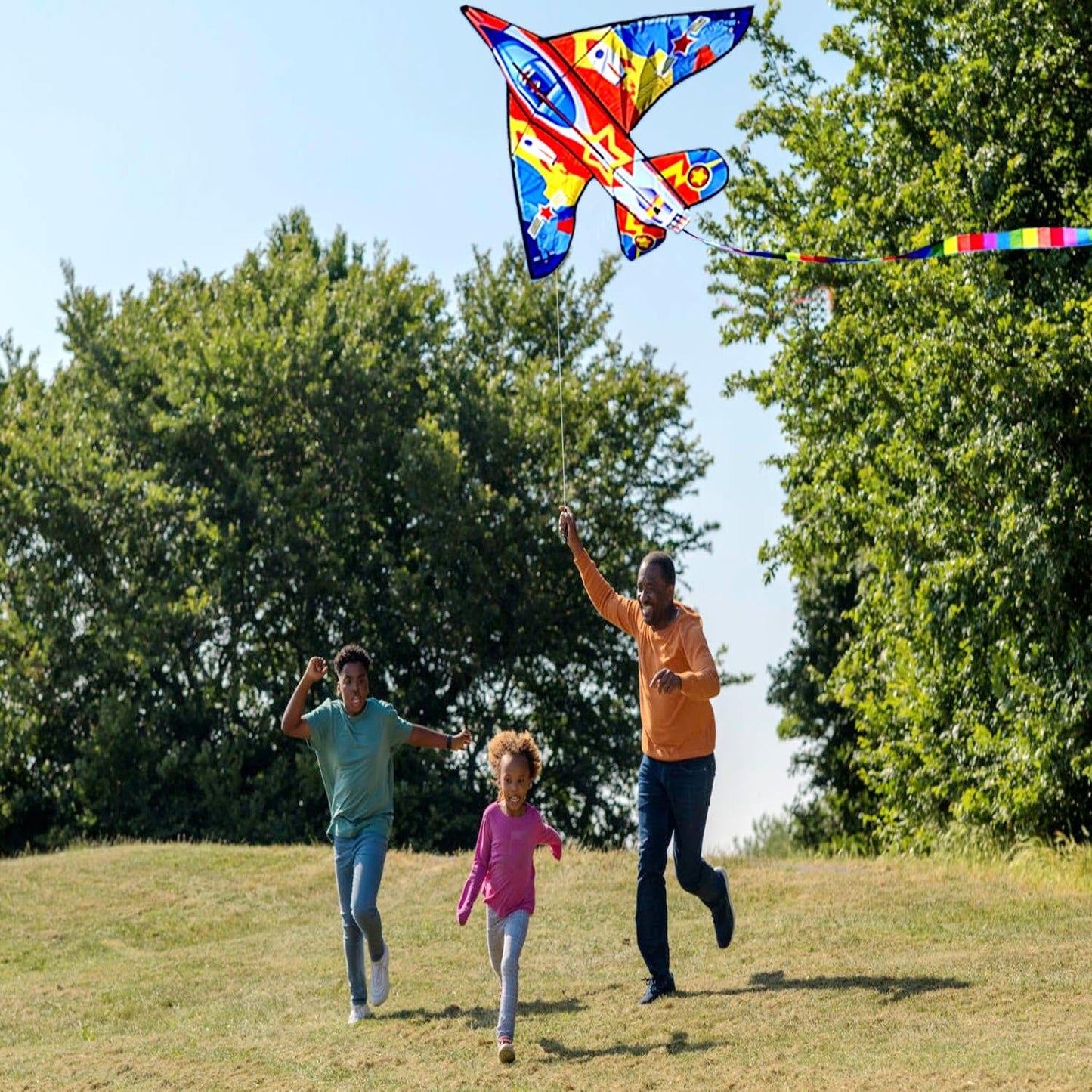 SNJOYFUL Air Kites for Kids and mature-themed  Huge Kite Easy to Fly  59 Beach Travel Beginner Kites for Kids Ages 4-8  Comes with 118 Colourful Tail