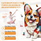 Wooden Puzzles for mature-themeds  Wooden Jigsaw Puzzles for mature-themeds Kids  Wood Puzzles mature-themed-Patchwork Corgi Unique Shaped Corgi Puzzle  Creative Birthday Gifts for Friends Family Game (8.5 * 7.7in 100pcs)