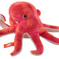 Wild Republic Pocketkins Eco Octopus, Stuffed Animal, 5 Inches, Plush Toy, Made from Recycled Materials, Eco Friendly
