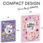 Land Of Cats Sticker + Coloring Book (300+ Cat Stickers For Kids & 8 Scenes) By Cupkin - Side By Side Activity Book Design - Cat