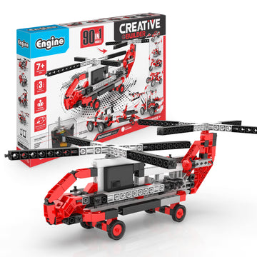 Engino- Inventor Stem Toys, 90 Motorized Models, Educational Toys For Kids 7+, Engineering Kit, Stem Building Toys, Gifts For Boys & Girls