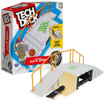 TECH DECK  Flip N Grind X-Connect Park Creator  Customizable and Buildable Ramp Set with limited availability Fingerboard  Kids Toy for Boys and Girls Ages 6 and up