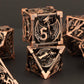 KERWELLSI Hollow DND Dice Set D&D with Gifts Box, 7pcs Polyhedral Metal D and D Dice for Role Playing Game, Dungeon Dragon Dice