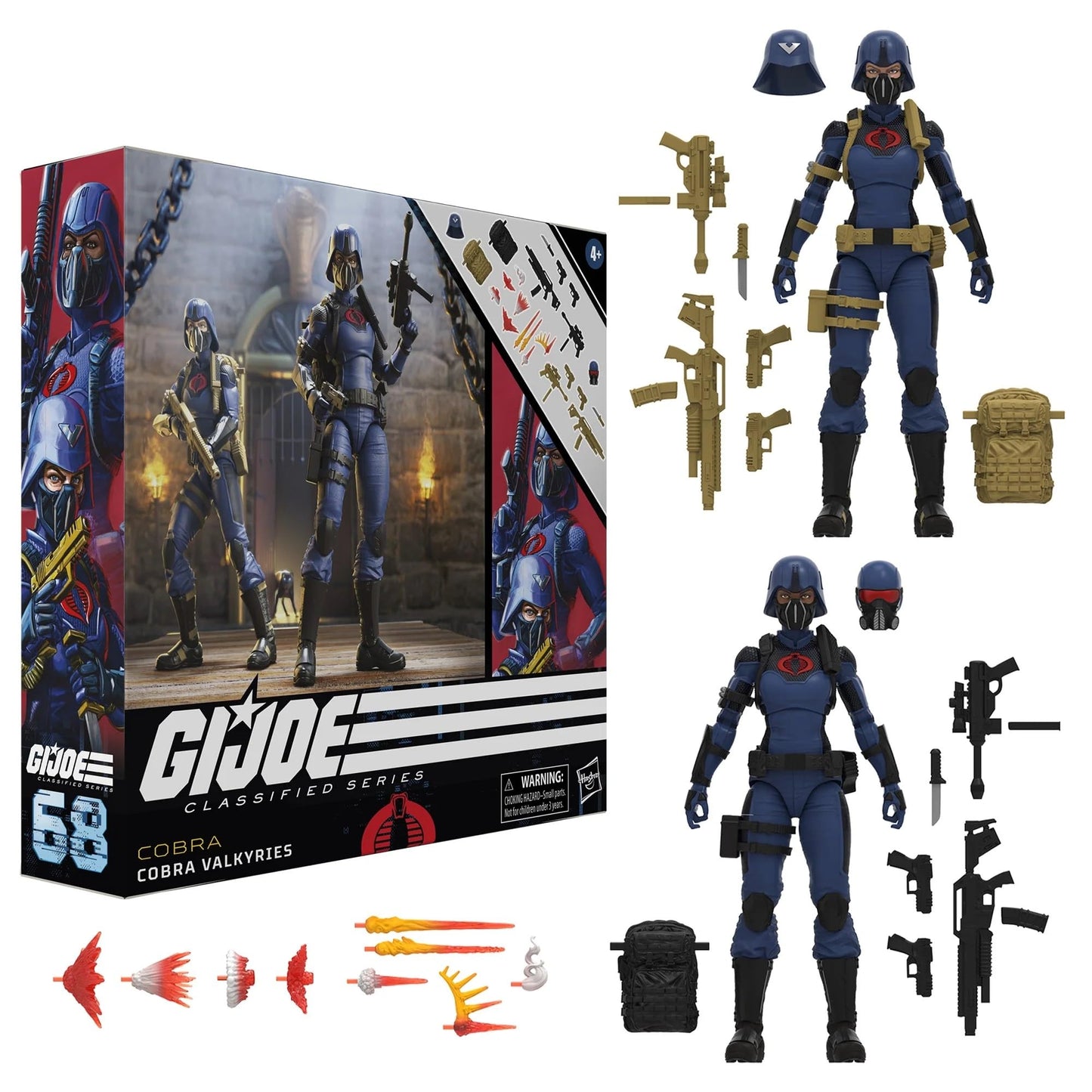 GI JOE CLASSIFIED SERIES COBRA VALKYRIES - 6 - CONTROLS IN ACTION - HASBRO PULSE limited availability