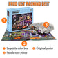 Badus Jigsaw Puzzles For Adults 1000 Pieces - 27.5'' X 20'' Fall Halloween Horror Haunted Mansion House,Pumpkin,Skeleton,Ghost G