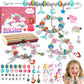 HYASIA Unicorn Gifts for Girls Jewelry Making Kit - Kids Toys Arts Crafts for Kids Age 6 7 8 9 10+ Year Old, Charm Bracelet Maki