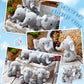 Jenaai 12 Pcs Mini Elephant Stuffed Animals 4 Inches Small Cute Soft Forest Plush Elephant Toys For Boys Girls Baby Shower Decor