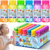 IJIGU Bubble Bottles 36 Pack (2oz)  Bubbles for Kids  Bubble Solution with Bulk Wands in 6 Colors as Party Favors for Toddlers 1-3  Summer Outdoor Toy Gift for Boys & Girls