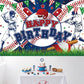Baseball Birthday Party Backdrop Baseball Themed Happy Birthday Banner Photography Background for Boys Kids Teens Party Supplies