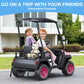 R9 24V Kids Golf Cart, 4 Seats, 4Wd Kids Electric Car W/Remote Control, Spring Suspension, Multimedia Functions Including Music,