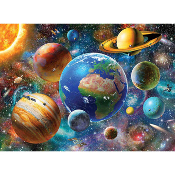Anatolian 4000 Piece Jigsaw Puzzle - The Solar System, Multicolor, Model #5200, Cardboard Construction