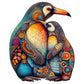 Woodemon Wooden Jigsaw Puzzles, Wooden Puzzles For Adults And Kids, (M-190Pcs-11.8 * 9.6In) Penguin Family Unique Shape Animal Wooden Puzzle, Wood Puzzles Jigsaw, Puzzle Gift Perfect Family Games