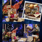 Foyucool DIY Miniature House Kit  Dollhouse Kit with Furnitures  1:24 Mini House Making Kit for for mature-themed to Building  Easter Day/Home Decorations/Gifts for Family and Friends  Magic Gate