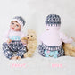 Ekokiz Reborn Baby Dolls Clothes Girl Pink Doll Clothes Baby Clothes 17-22 Inches Baby Doll Clothes And Accessories For Newborn