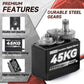 Smraza 45KG Servo Motor Steering High Torque for RC: 2pcs HV 8.4V Coreless Waterproof Digital Servo with Full Metal Gear for RC