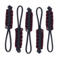 Bubbasgaragetv - Large Heavy Duty Paracord Zipper Pulls (Maroon)