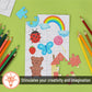 Mr. Pen- Blank Puzzle, 10 Pack, 28 Pieces/Pack, 5.5' X 8.1', White Puzzle, Blank Puzzles To Draw On, All White Puzzle, Blank Puzzle Pieces To Write On, Blank Jigsaw Puzzle Pieces