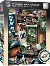 MasterPieces Game Day 500 Piece Jigsaw Puzzle for Adults - NFL Philadelphia Eagles Locker Room - 15x21