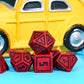 HDdais DND Dice Set, 7PCS Polyhedral Dice Set D&D for MTG Dungeons and Dragons Role Playing Game(Red)