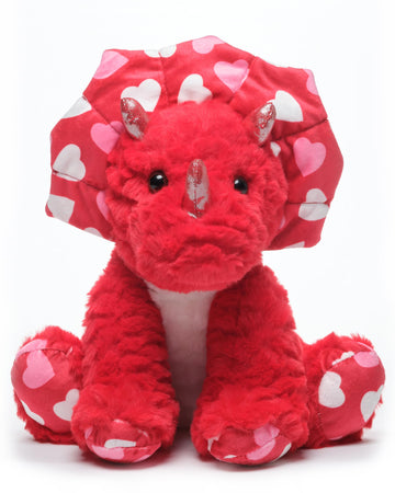 Bearington Collection Stuffed Animal  Dinomite The Heart Dinosaur  11-inch Valentine's Plushie