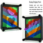 3D Pin Art Sensory Toy Size 5X3.7 Inches Needles Pin Impression Toy Intellectual Fun Rainbow Toys, Rainbow