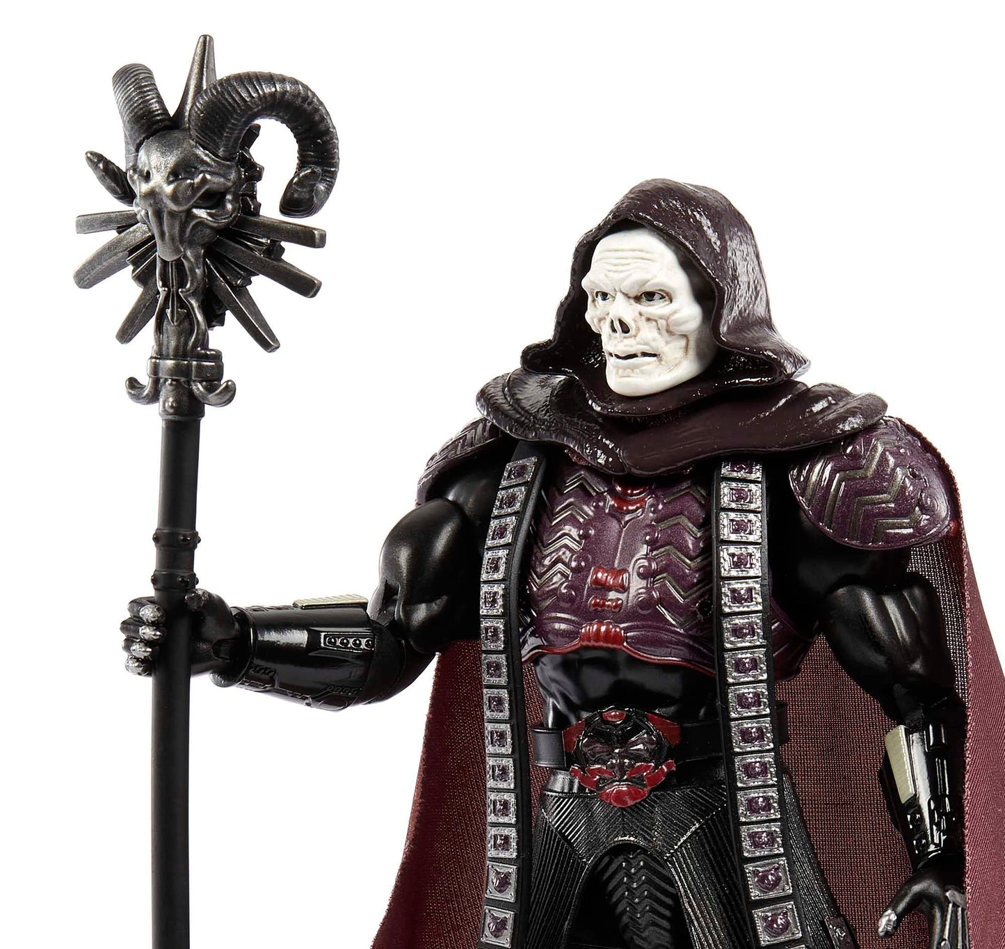 Masters of the Universe Skeletor Action Figure, 7" Multicolor Plastic Collectible, Model HLB56 with Swappable Parts & Accessories