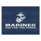 FANMATS 6683 U.S. Marines 44in. Round Rug - Home Decor