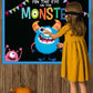 Happy Storm Halloween Party Games For Kids, Pin The Eye On The Monster, Halloween Party Activities Favors Crafts Birthday Party Games For Children Boys Girls, Monster Party Carnival Games Indoor