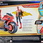 Marvel Spider-Man 6-Inch Jet Web Cycle Vehicle & Action Figure Toy, Red, Plastic, Model F1110, for Kids Ages 4 and Up