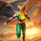 Mcfarlane Toys - Dc Multiverse Hawkgirl (Justice League Of America) 7In Action Figure, Collector Edition #36
