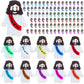 Ilhsty 100 Pcs Little Jesus Figures - Mini Rubber Jesus Toys Jesus Love You For Easter Egg Fillers Egg Hunts Religious Party Fav