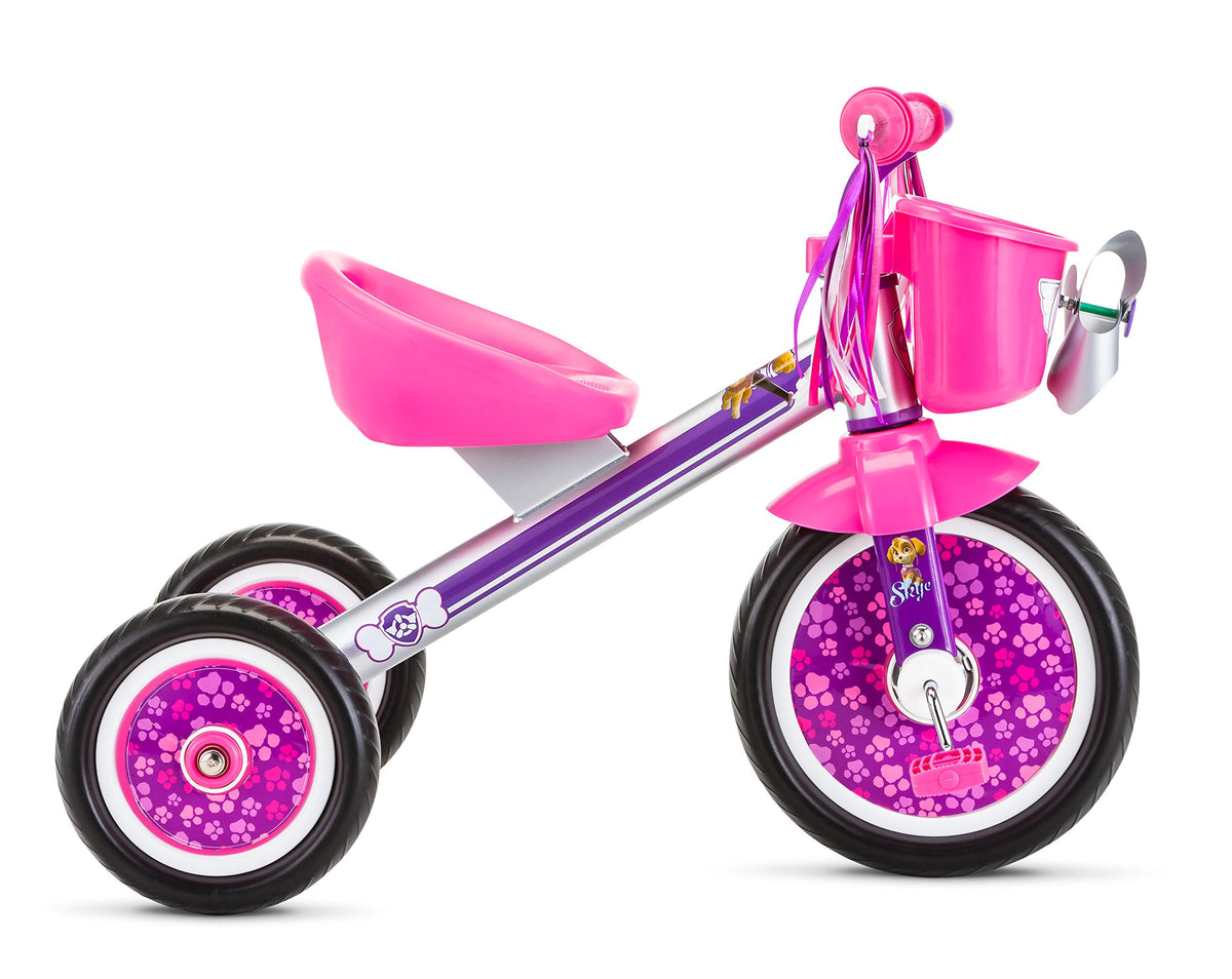 Nickelodeon Paw Patrol Kids Trike, For Ages 24 Year Old, Toddler Bike, 3 Wheel Tricycle For Boys And Girls, Ride On Toys, Pink