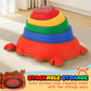 Kirumie Crab Stepping Stones For Kids, Non-Slip Plastic Balance River Stones For Kids, Promoting Children 'S Coordination Skills