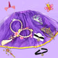 Dulsaera Princess Dress Up For Girls 4-6, Dress Up Clothes For Little Girls 3T-4T, Costumes With Crown Christmas Birthday Gift