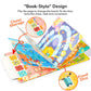 Mideer 6-In-1 Magnetic Board Game Set, Portable Board Game Book, Beginner Classic Board Games Chess Set For Kids, Travel Road Trip Game For Ages 3 4 5 6 - Museum Adventure