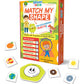 Bright Brain Match My Shape | Shape Recognition & Sorting Matching Game For Kids Ages 3+ | Everyday Objects Learning Toy | Birth